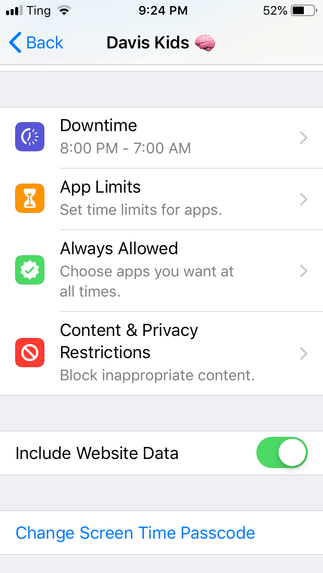 iOS 12 Screen Time Controls — Better Screen Time